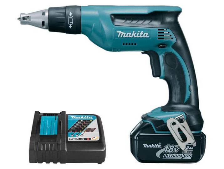 Visseuse plaque de plâtre MAKITA DFS451RFJ 18V Li-ion 3 Ah