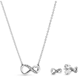 Pandora 68323 Damen Schmuck-Set Funkelnde Unendlichkeit Silber Bundle