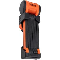 KRYPTONITE Faltschloss Evolution Fold schwarz orange