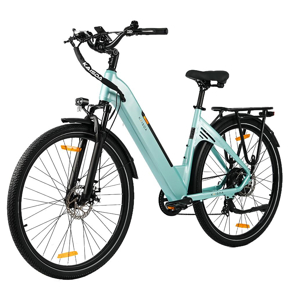 K608 28-Zoll Stadt-E-Bike für Erwachsene, 250W Motor, 36V Akku, 25 km/h, Aluminiumrahmen, tiefer Einstieg, Shimano-Schaltung, mechanische Scheibenbrem