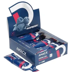 AMACX Drink Gel Himbeere | 12 Beutel Box
