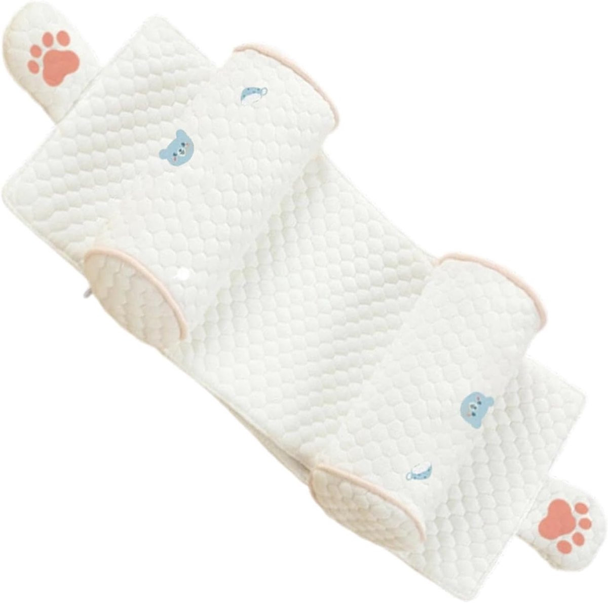 Roze Kussensloop voor Meisjes - Ademende en Zweetbestendige Kinder Hoofdsteunhoes - 38 x 17 cm