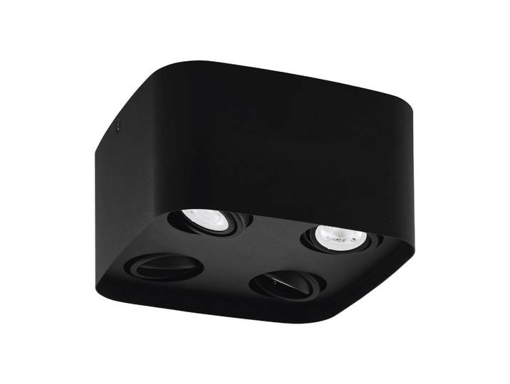 Connect Z Deckenleuchte Caminales-Z, Schwarz, Metall, quadratisch, 24x12x24 cm, Farbwechsler, ZigBee-Technologie, Smartphone-Steuerung, Lampen & Leuchten, Innenbeleuchtung, Smart-Home-Lampen, Smart Home Deckenleuchten