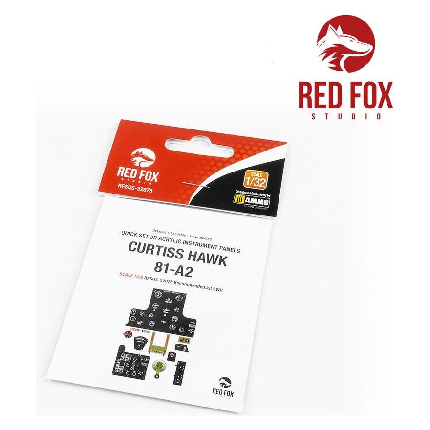 Red Fox 1/32 Curtis Hawk 81-A2 (for GWH kit) (RFSQS-32078)
