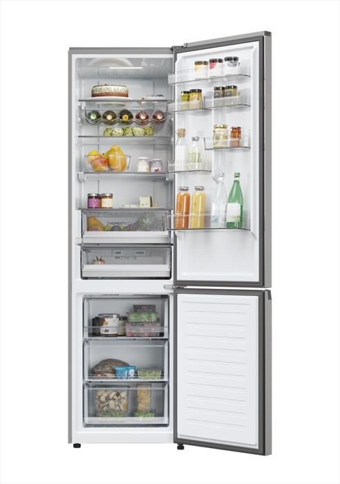 HAIER Frigorifero Combinato Hdpw5620bnpk Classe B 409 Lt-acciaio Inox