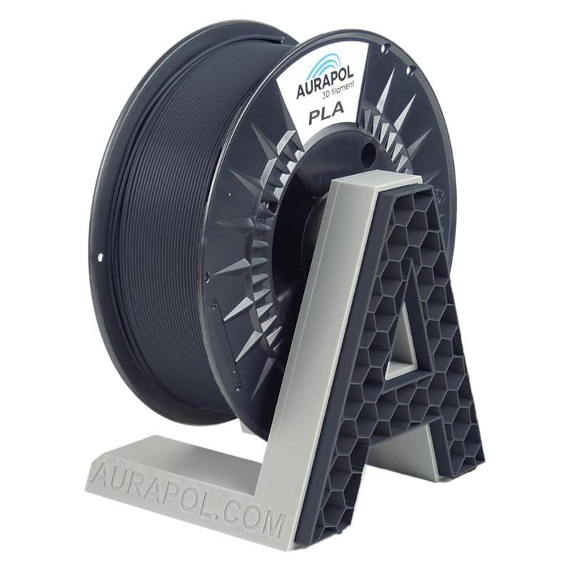 Creality Filament AURAPOL PLA 1,75mm 1kg - Black-grey) (PLA, 1000 g, 1.75 mm) (72491806)