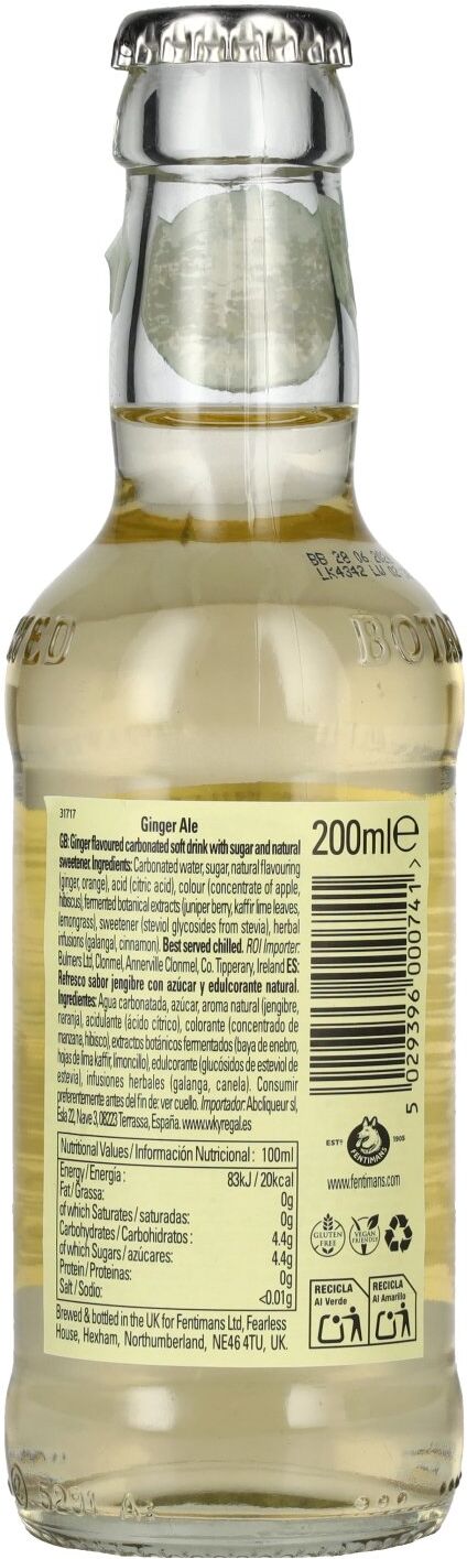 Fentimans GINGER ALE 0,2l