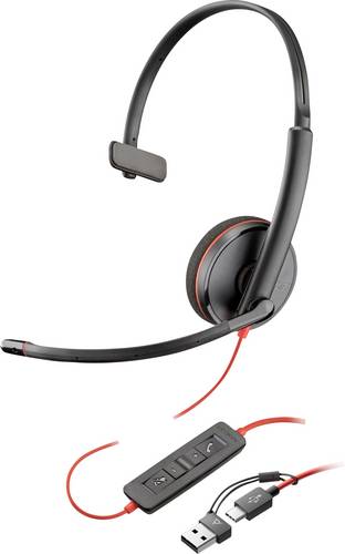 HP Blackwire C3210 On Ear Kopfhörer Schwarz