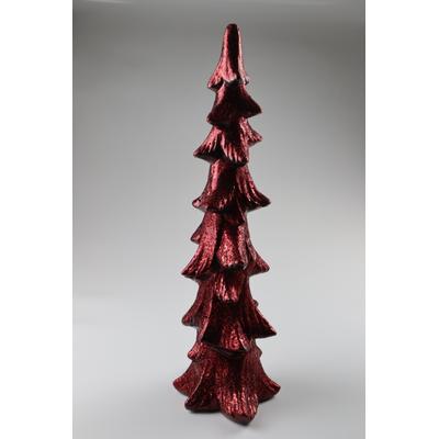 Dekobaum AM DESIGN "Dekofigur, aus Keramik", rot, B:13cm H:45,5cm, Keramik, Dekofiguren, BxH: 13x45,5 cm