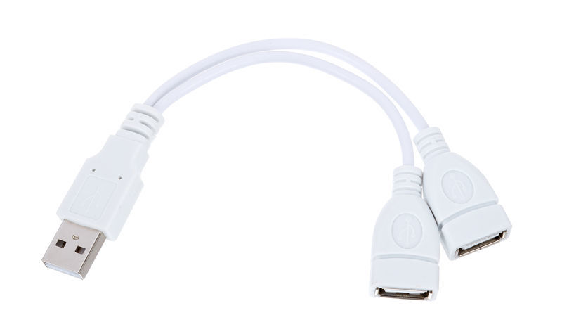 Ape Labs USB 2-Way Splitter White