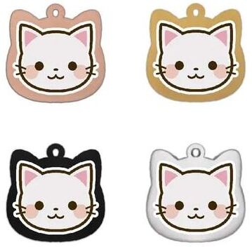 Inspired Living Personalized Stainless Steel Cat ID Tag With Custom Engraving 15 golden