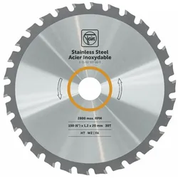 Fein Handkreissägeblatt für Edelstahl 150 x 1,2 x 20 mm Z30 63502307000