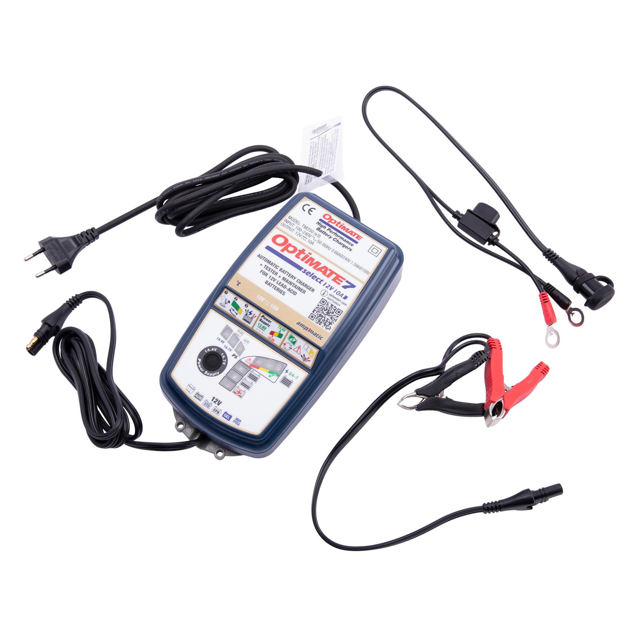 Tecmate Optimate 7 Select Gold (10 A, 12V) (TM250 V3)