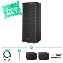 Seeburg Acoustic Line A3/G Sub 1501 dp++ Lautsprecher Set inkl. Kabel & Zubehör - Passivlautsprecher