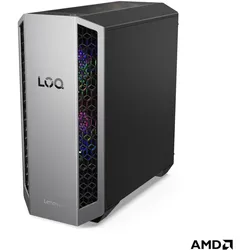 Lenovo Komputer LOQ Tower 26ADR10 Ryzen 7 8745HX / 16 GB / 512 GB / RTX 5050 / W11 (91DF0096PL) (512 GB, 16 GB, GeForce RTX 5050), PC, Schwarz, Grau