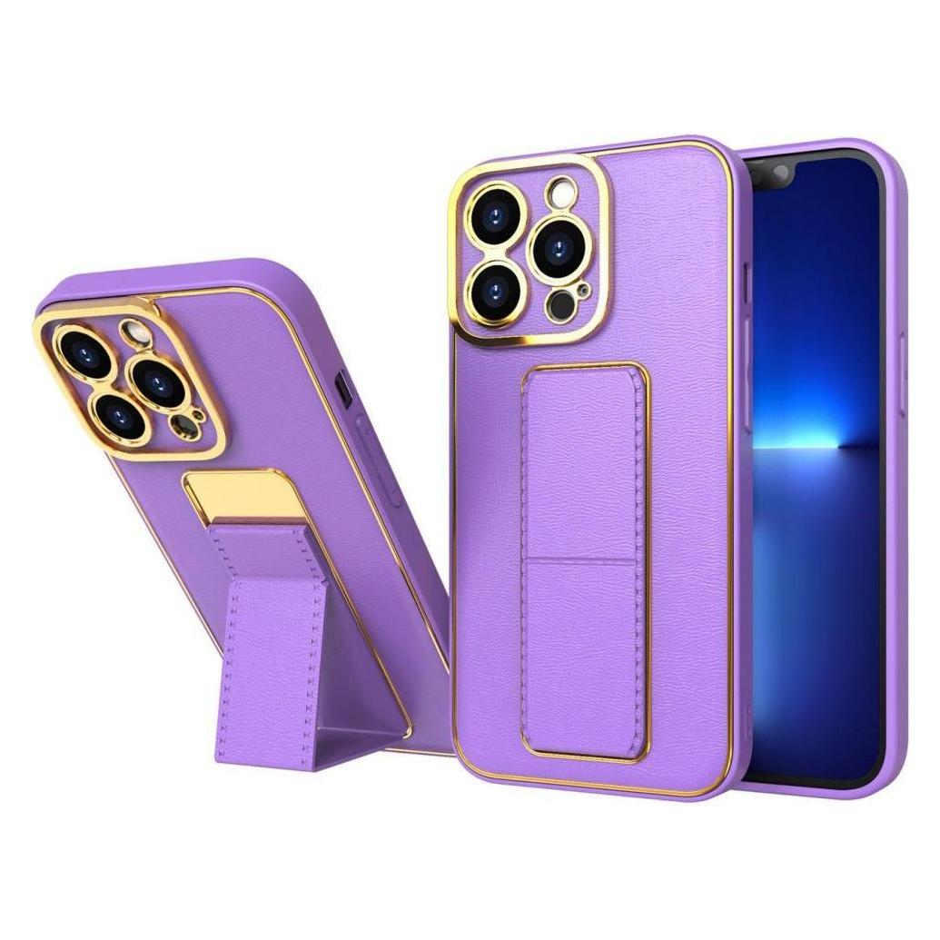 Hurtel Neue Kickstand Case Hülle für iPhone 13 Pro mit Ständer lila (Apple iPhone 13 Pro) (1404978613)