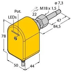 Turck Strömungssensor FCST-A4P-VRX/115VAC