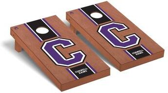 Skip's Garage Cornell College Rams Rosewood Cornhole Board Set