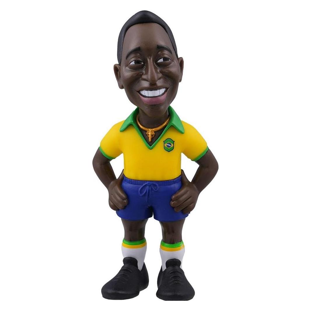 Minix Collection Pelé - Brasilien Heimtrikot 12cm (Football Legends 110A) - Sammelfigur (18024)