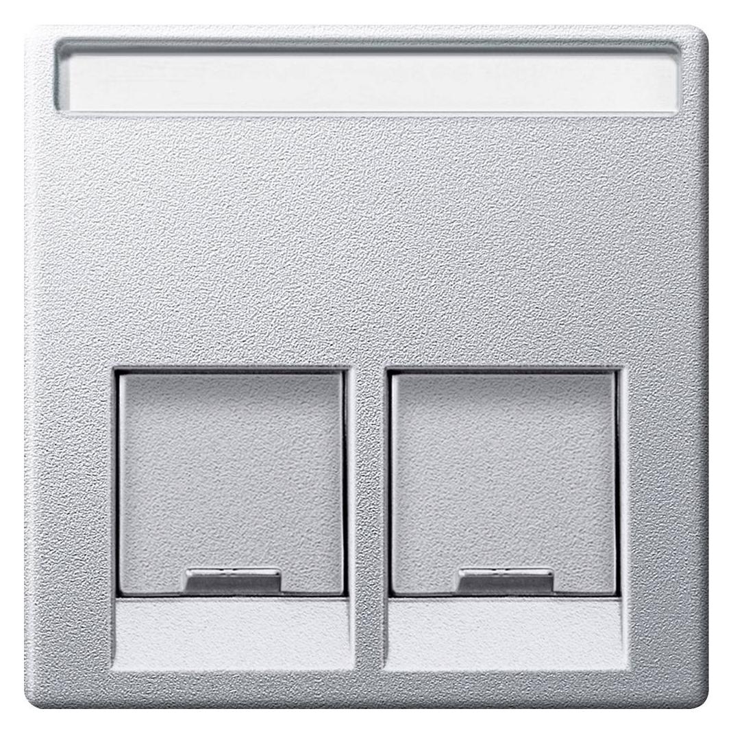 Merten Zentralplatte Datenverb 2 System M alu MEG4574-0460 (MEG4574-0460)