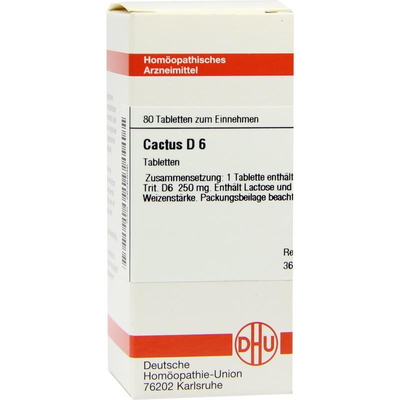 DHU-Arzneimittel GmbH & Co. KG CACTUS D 6 Tabletten 80 St 02626896