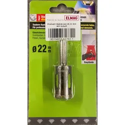 ELMAG Diamant-Bohrkrone Ø 22 mm - 61762