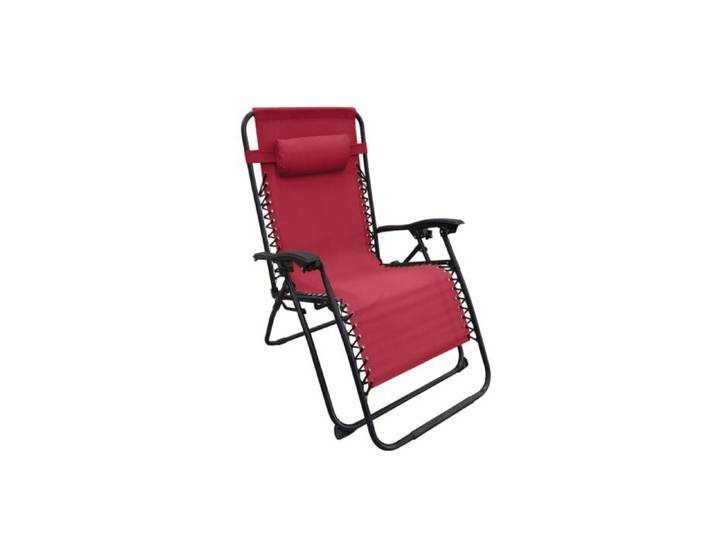 Sonnenliege Torro, Komfortbreite 74 cm rot