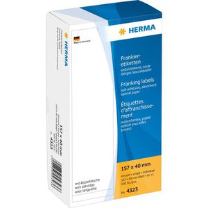Herma 4323 Frankieretiketten weiß 157 x 40mm