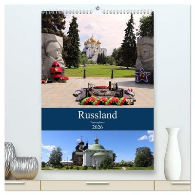 Russland - Terminplaner (hochwertiger Premium Wandkalender 2026 DIN A2 hoch), Kunstdruck in Hochglanz