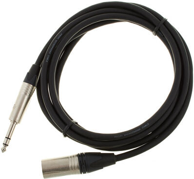 pro snake 17582/3,0 SW Audio Cable Schwarz