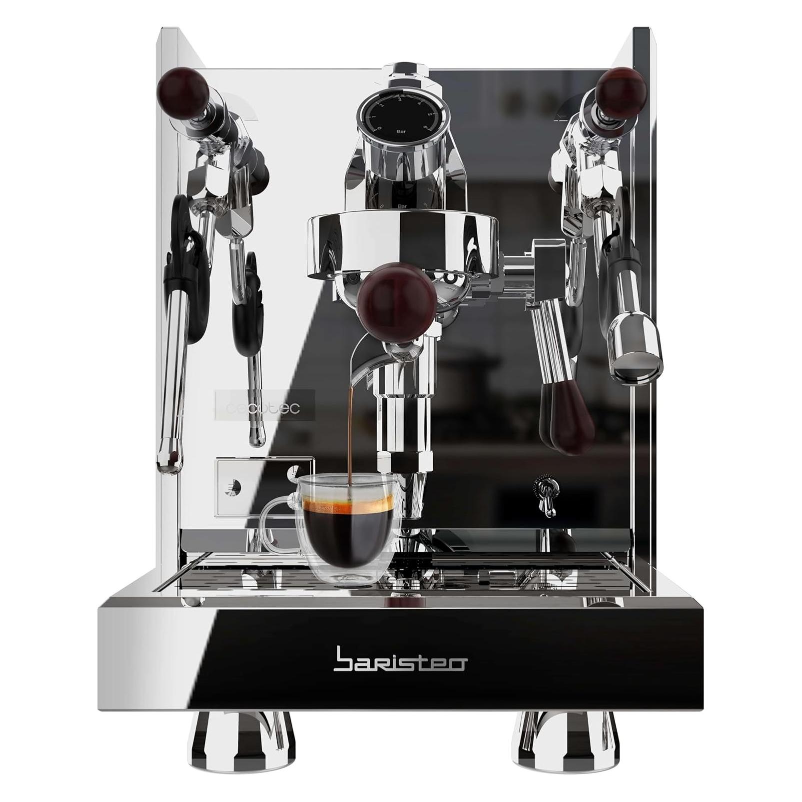 Cecotec Kaffeevollautomat mit Vibrationspumpe, E61-System, PID-Steuerung und Dampfauslass (A01_EU01_100129)