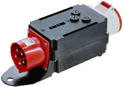 as-Schwabe Adapter MIXO 32 auf 16A mit Sicherungen CEE 400V ; as - Schwabe (60532)
