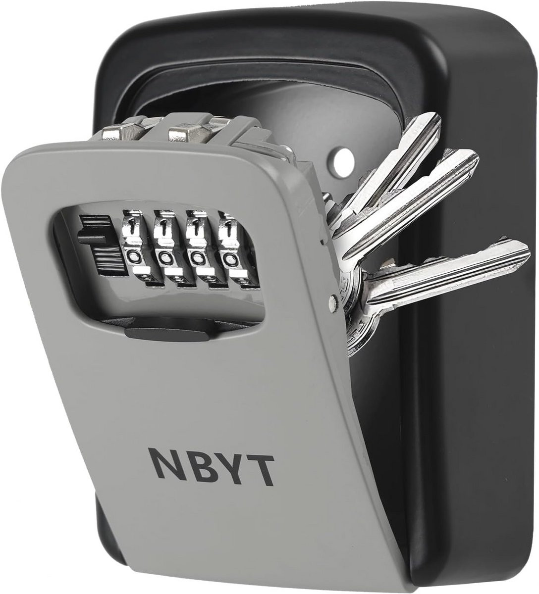 Waterdichte Key Lock Box met 4-cijferige combinatie voor de veilige opslag van huissleutels en ID-kaarten