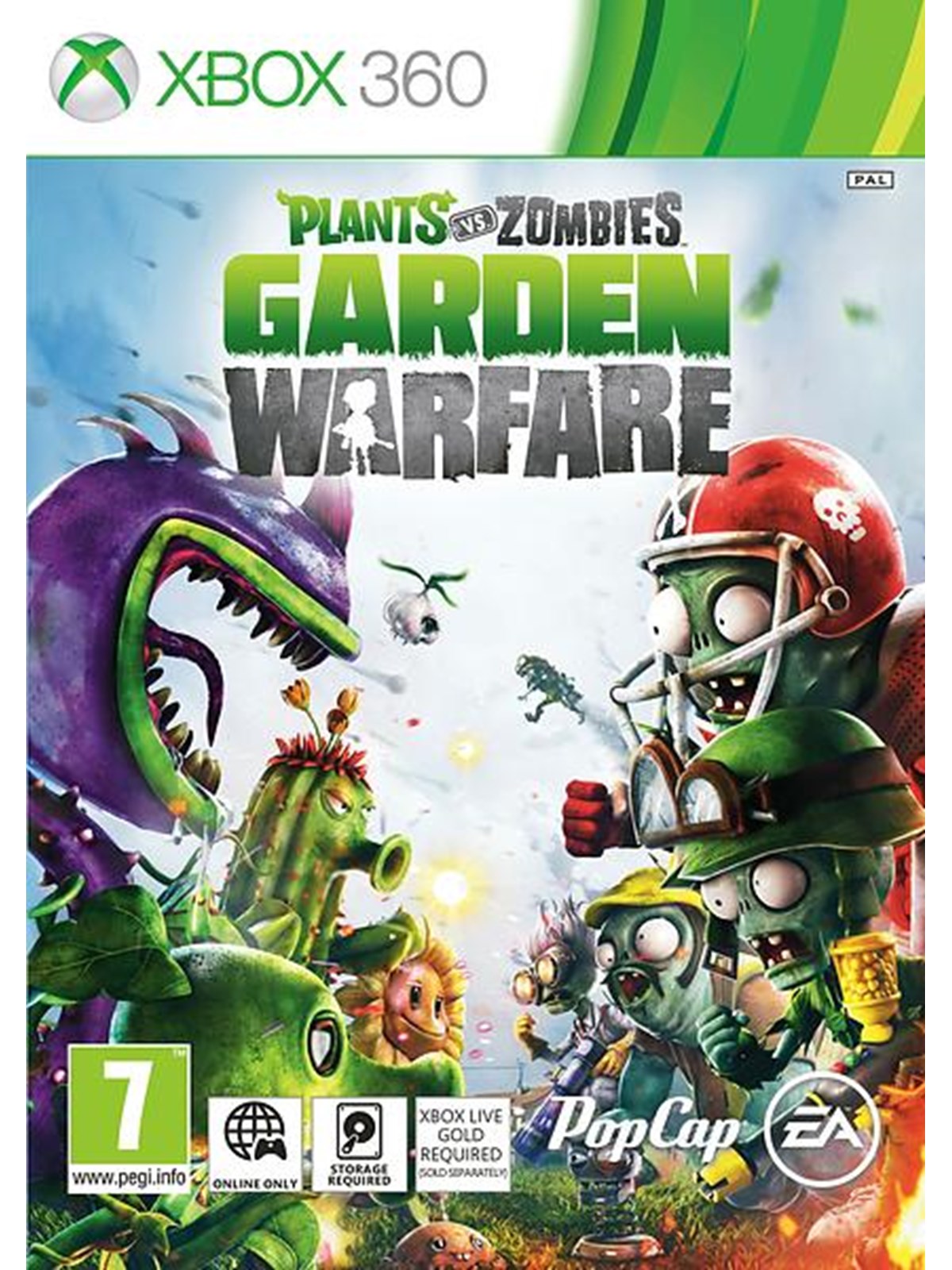 Plants vs Zombies: Garden Warfare (Platinum Hits) - Microsoft Xbox 360 - Action - PEGI 7