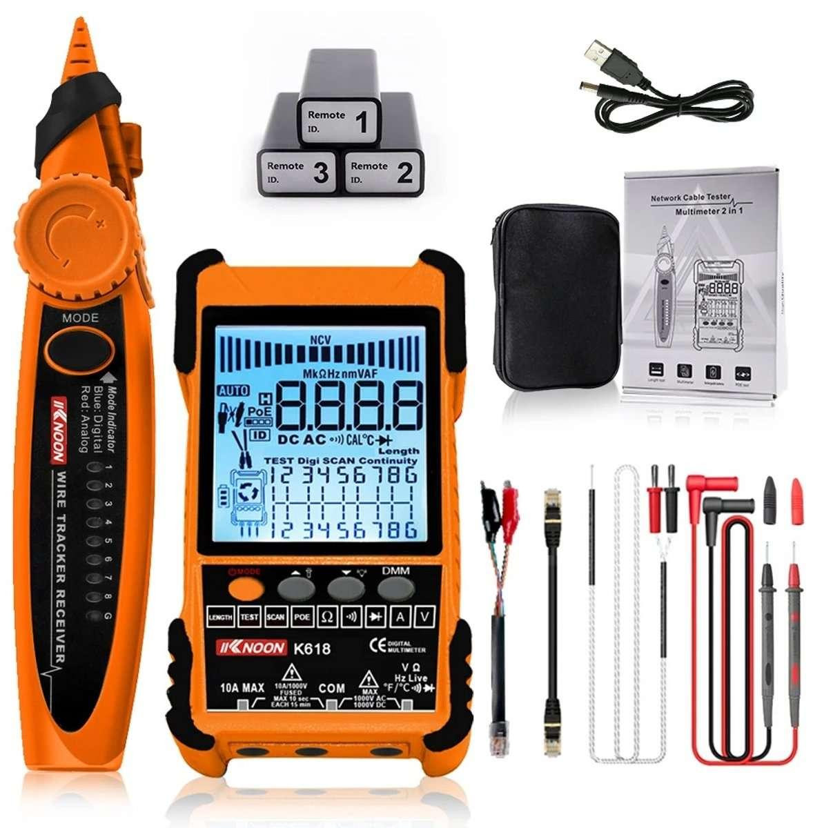 Selius Multimeter Oranje met Accessoires