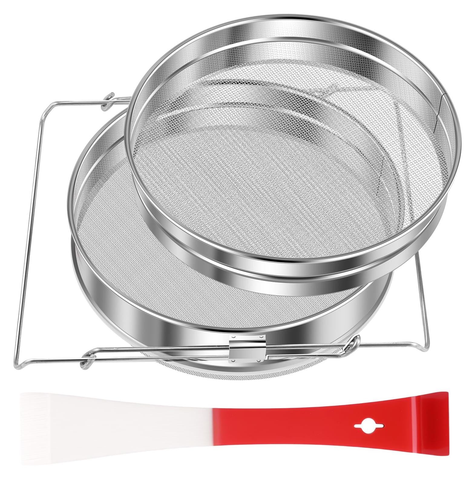 Dripio Dubbellaags RVS Honingfilter voor 5-gallon emmers