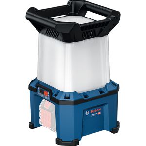 Bosch Baustrahler GLA 18VH-7500, LED, 2m Kabel & für 18V Akkus, IP54 Spritzwasserschutz, dimmbar, 60 Watt, 7.500 Lumen