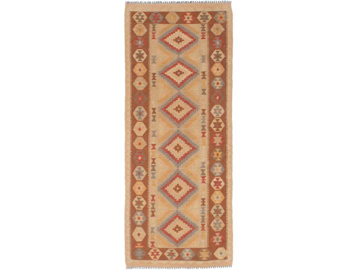 Kelim Afghan Teppich 78x201 Handgewebt Orientteppich Läufer Wolle