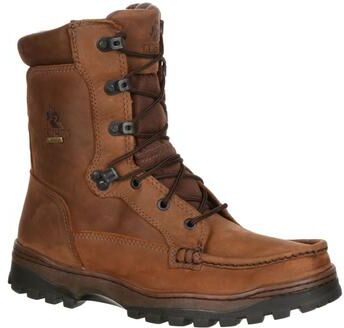 "Rocky Outback Hiker 8"" - Mens 8.5 Brown Boot W"