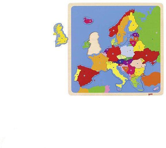 Puzzle en bois Europe 35 pièces - Goki