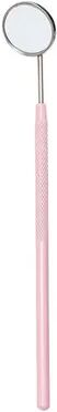 Fusion Finds Stainless Steel Dental Mirror For Oral Inspection Teeth Cleaning And Makeup Precision Viewing pink Stainless Steel