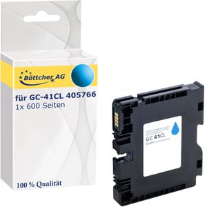 kompatibel für Ricoh GC-41CL 405766 600 Seiten cyan