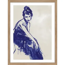 Kunstdruck JUST A LITTLE WHITE (LBH 30x40x2 cm) - LBH 30x40x2 cm