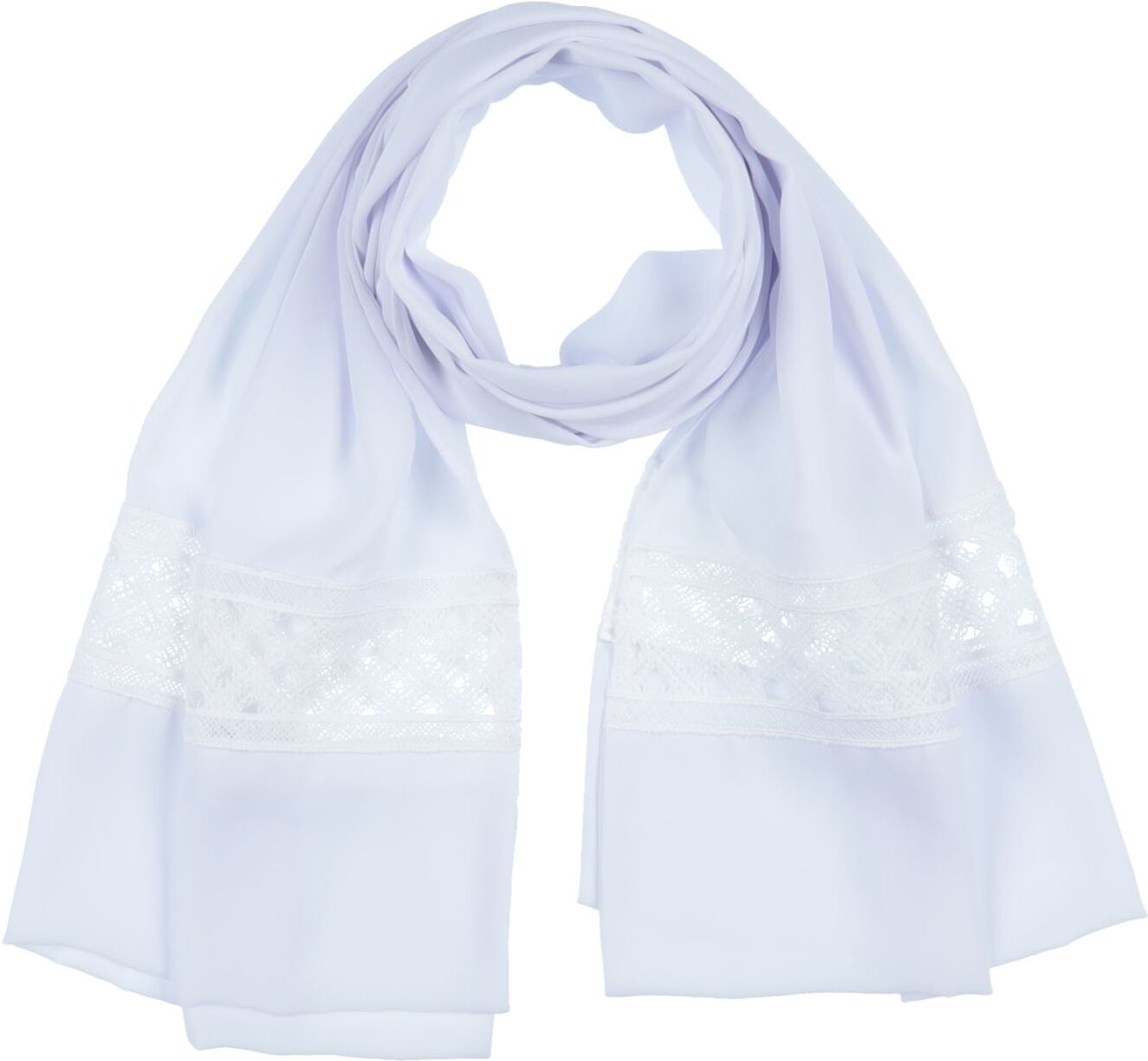 Clips Bufanda Mujer Blanco -- Mujer