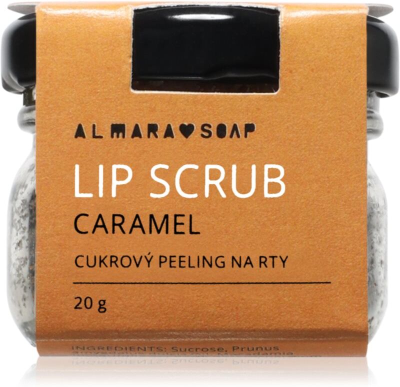 Almara Soap Lip Scrub sugar scrub for lips Caramel 20 g