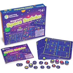 Learning Resources Lernressourcen Mokymosi išteklių COSMIC, MAGNETIC SUDOKU, Žaidimas LOGIC FOR (Deutsch, Englisch, 4 - 8 Jahre)