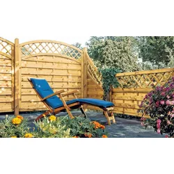 Gartenzaun Bremen – Holzzaun aus druckimprägnierter Fichte mit stabilen Rahmen und klassischen Lamellen für Vorgarten und Grundstück