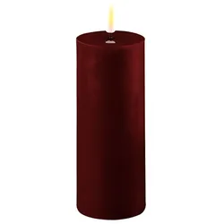 Stumpenkerze LED bourgogne 5 x 12,5cm
