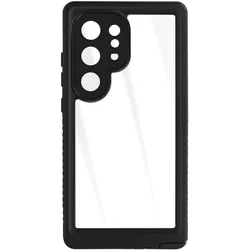 Redpepper IP68 Waterproof Case Series (Samsung Galaxy S24 Ultra), Smartphone Hülle, Transparent, Schwarz