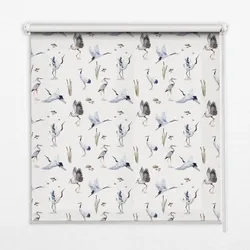 INNENROLLO - Fensterrollo - Rollo - 140x140 cm - Reiher